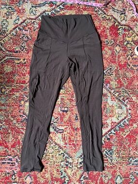 aerie Offline High-Rise Leggings in Black